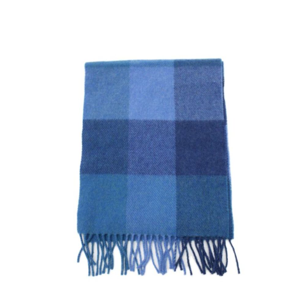 Avoca Women's Fringe Hem Wool Multcolor Plaid Scarf Size 62" X 22"